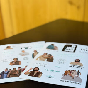 The Chosen – Stickerbogen (2-Seiten A5)